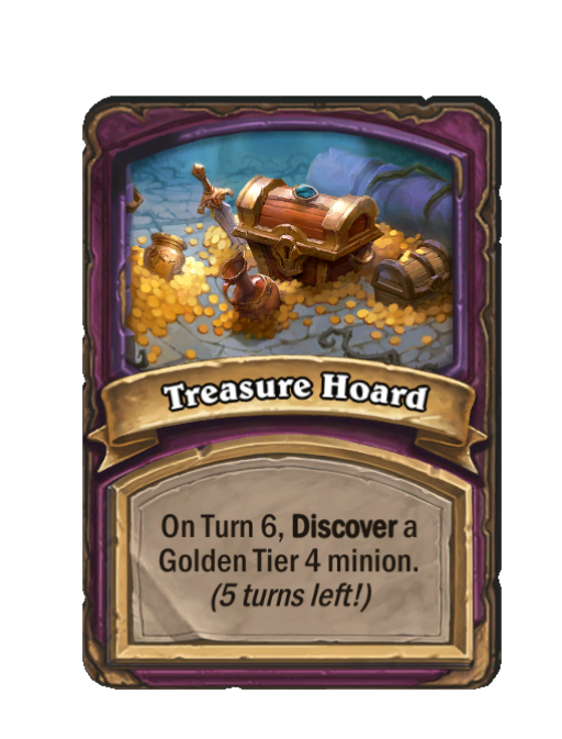 Treasure Hoard — Anomaly — Discover — Hearthstone Battlegrounds card