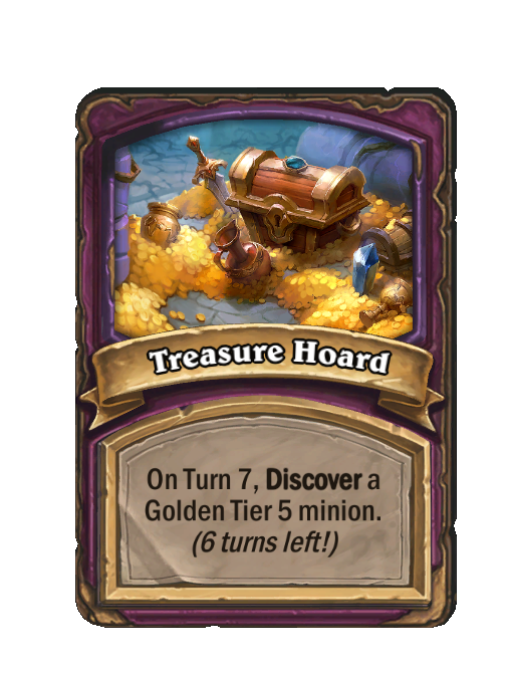 Treasure Hoard — Anomaly — Discover — Hearthstone Battlegrounds card