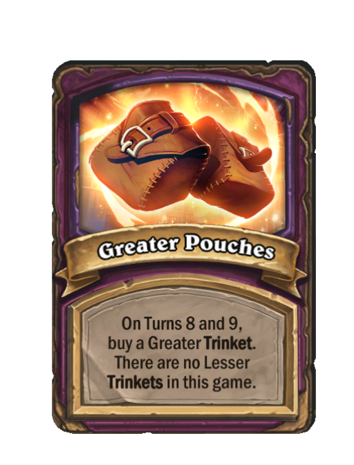 Greater Pouches — Anomaly — Hearthstone Battlegrounds card