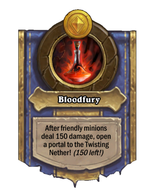 Bloodfury — Hero Power — Hearthstone Battlegrounds card