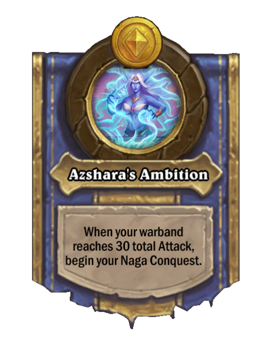 Azshara's Ambition — Hero Power — Hearthstone Battlegrounds card