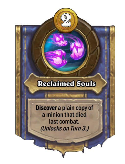 Reclaimed Souls — Hero Power — Discover — Hearthstone Battlegrounds card