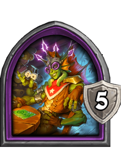 Snake Eyes — Hero — 5 Armor — Hearthstone Battlegrounds card