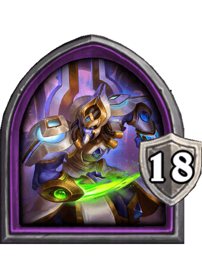 Artanis — Hero — 18 Armor — Hearthstone Battlegrounds card