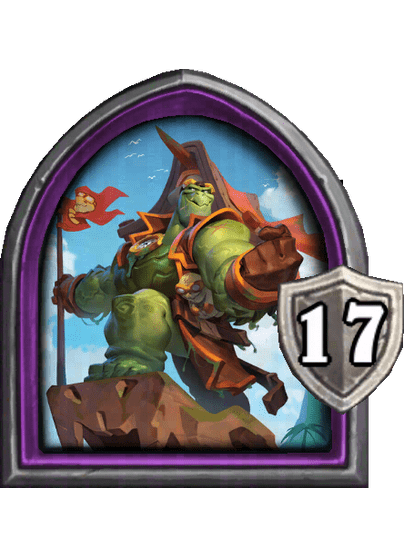 Loh, the Living Legend — Hero — 17 Armor — Hearthstone Battlegrounds card