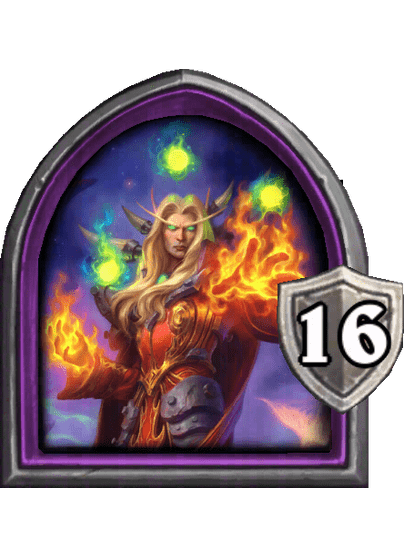 Kael'thas Sunstrider — Hero — 16 Armor — Hearthstone Battlegrounds card