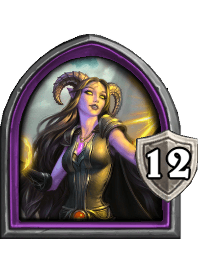 Xyrella — Hero — 12 Armor — Hearthstone Battlegrounds card