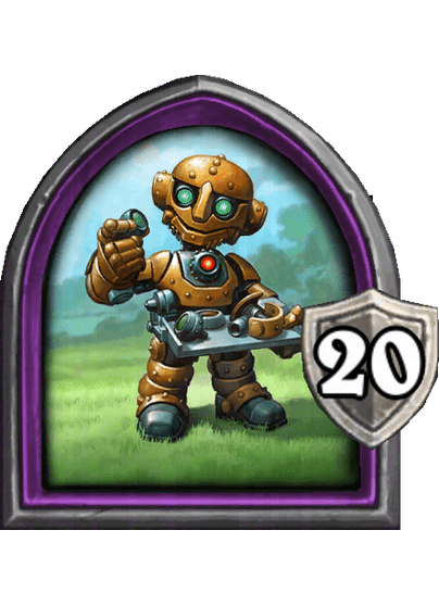 Enhance-o Mechano — Hero — 20 Armor — Hearthstone Battlegrounds card