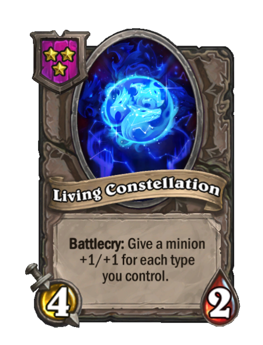 Living Constellation — Tier 3 — Minion — 4/2 — Battlecry — Hearthstone Battlegrounds card