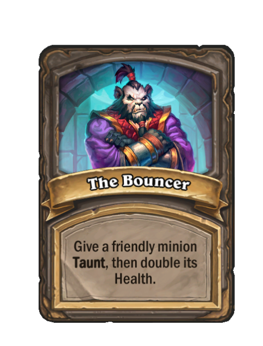 The Bouncer — Tier 2 — Spell — Hearthstone Battlegrounds card