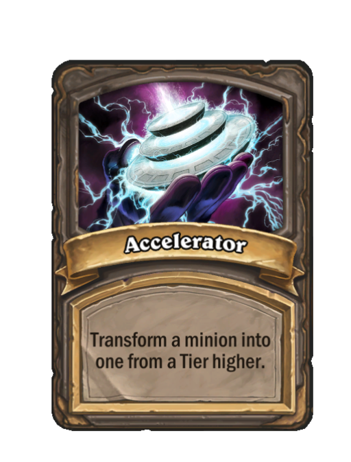 Accelerator — Spell — Hearthstone Battlegrounds card