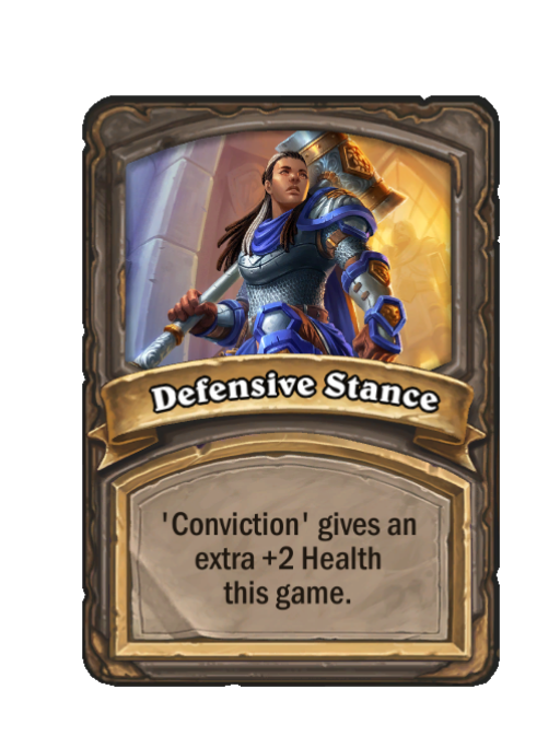 Defensive Stance — Spell — Hearthstone Battlegrounds card