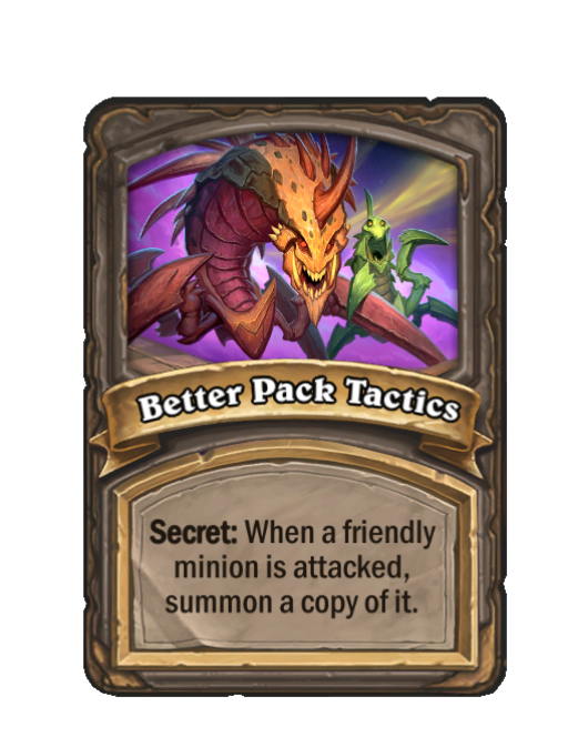 Better Pack Tactics — Spell — Secret — Hearthstone Battlegrounds card
