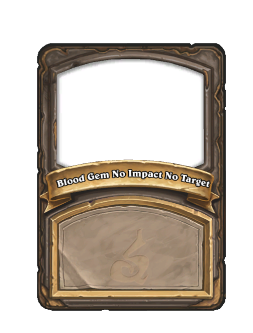 Blood Gem No Impact No Target — Developer — Hearthstone Battlegrounds card