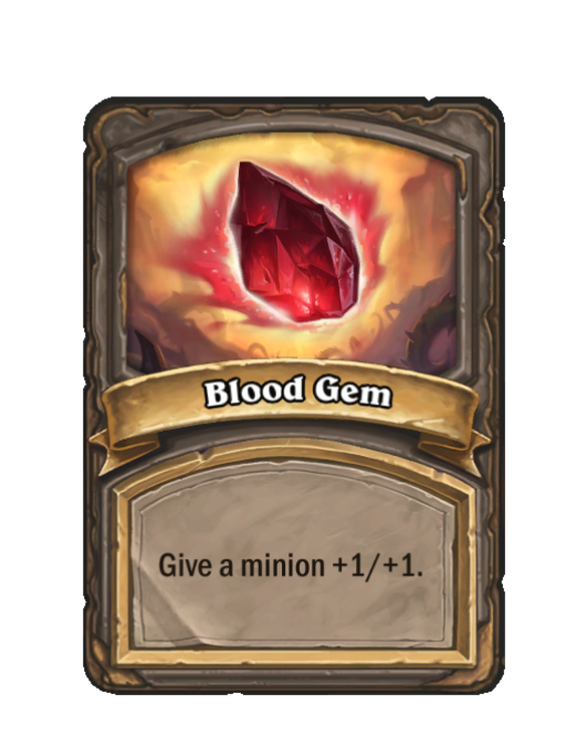 Blood Gem — Spell — Hearthstone Battlegrounds card