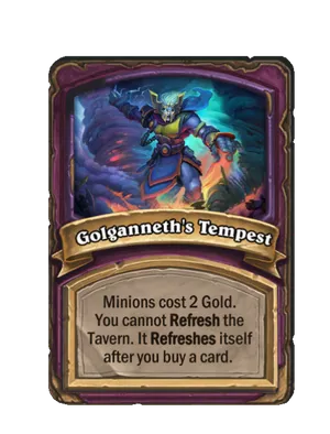 Golganneth's Tempest card