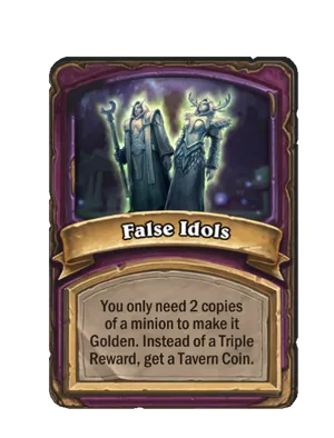 False Idols card
