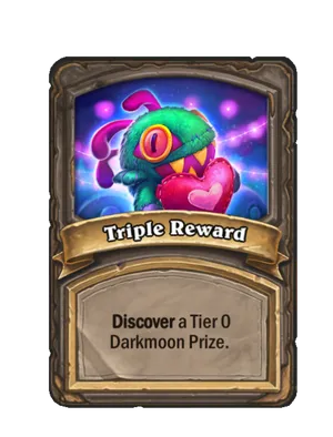 Triple Reward card