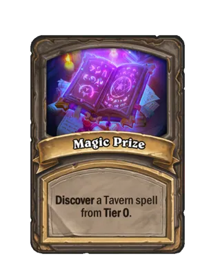 Magic Prize card