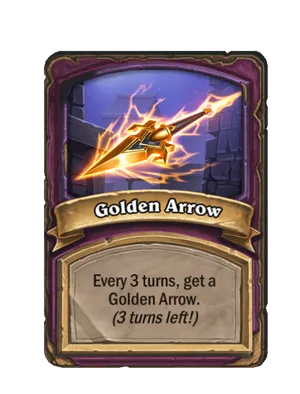 Golden Arrow card