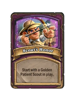 Scout's Honor card