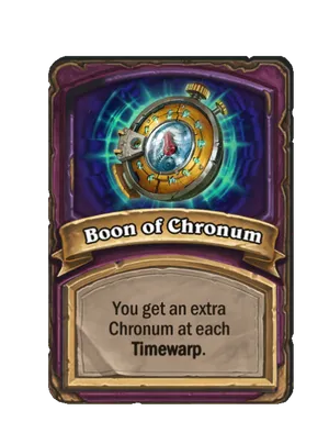 Boon of Chronum card