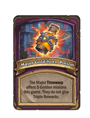 Major Goldthorn Potion card