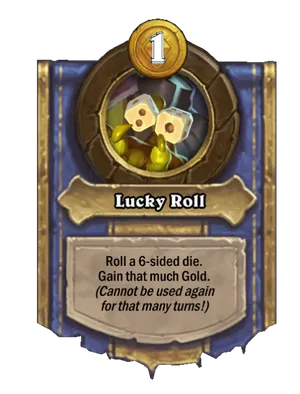 Lucky Roll card