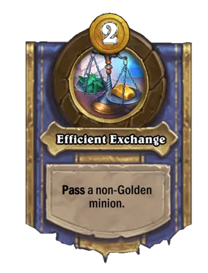 Efficient Exchange card