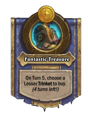 Fantastic Treasure card