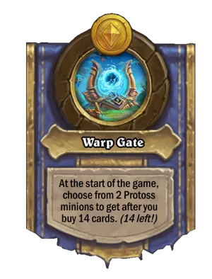 Warp Gate card