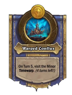 Warped Conflux card