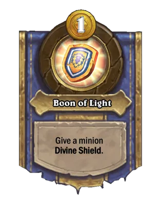 Boon of Light card