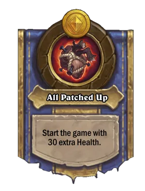 All Patched Up card
