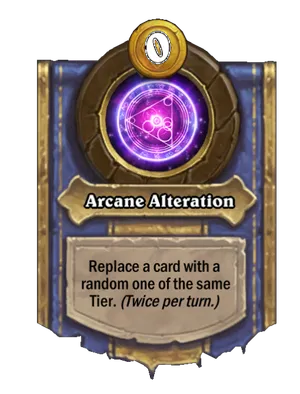 Arcane Alteration card