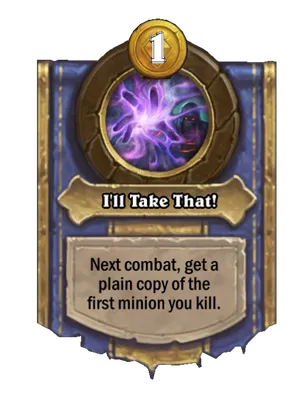 I'll Take That! card