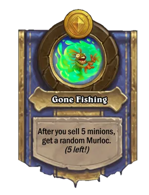 Gone Fishing card