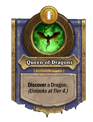 Queen of Dragons card