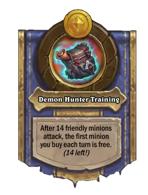 Demon Hunter Training card