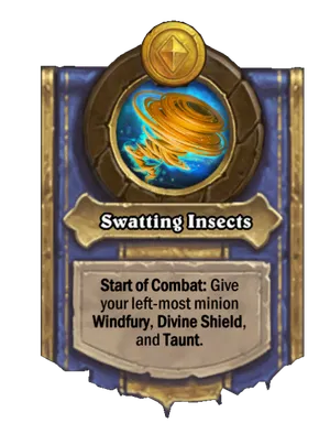 Swatting Insects card