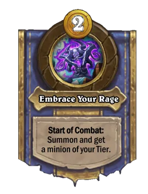 Embrace Your Rage card