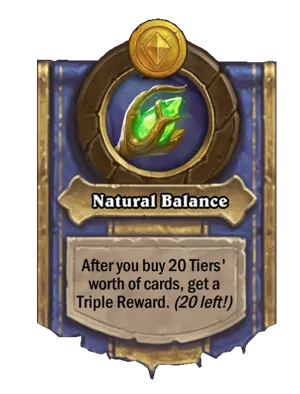 Natural Balance card