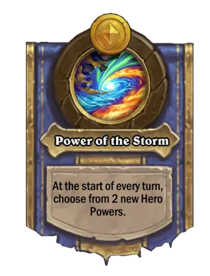 Power of the Storm card