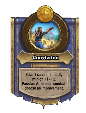 Conviction card