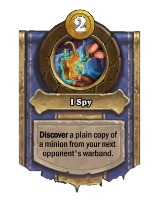 I Spy card