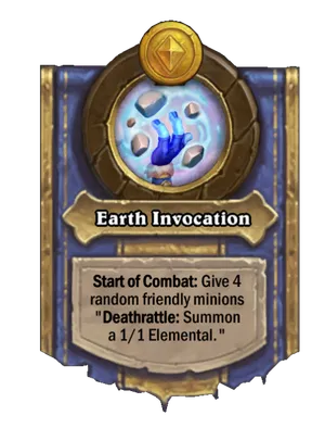 Earth Invocation card