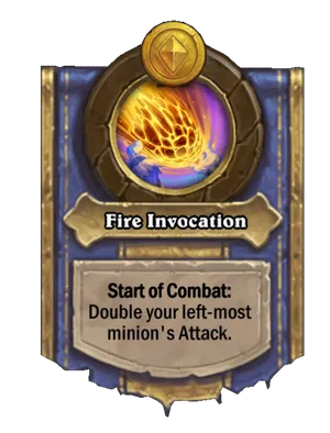Fire Invocation card