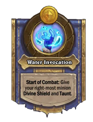 Water Invocation card
