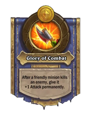 Glory of Combat card