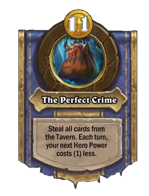 The Perfect Crime card
